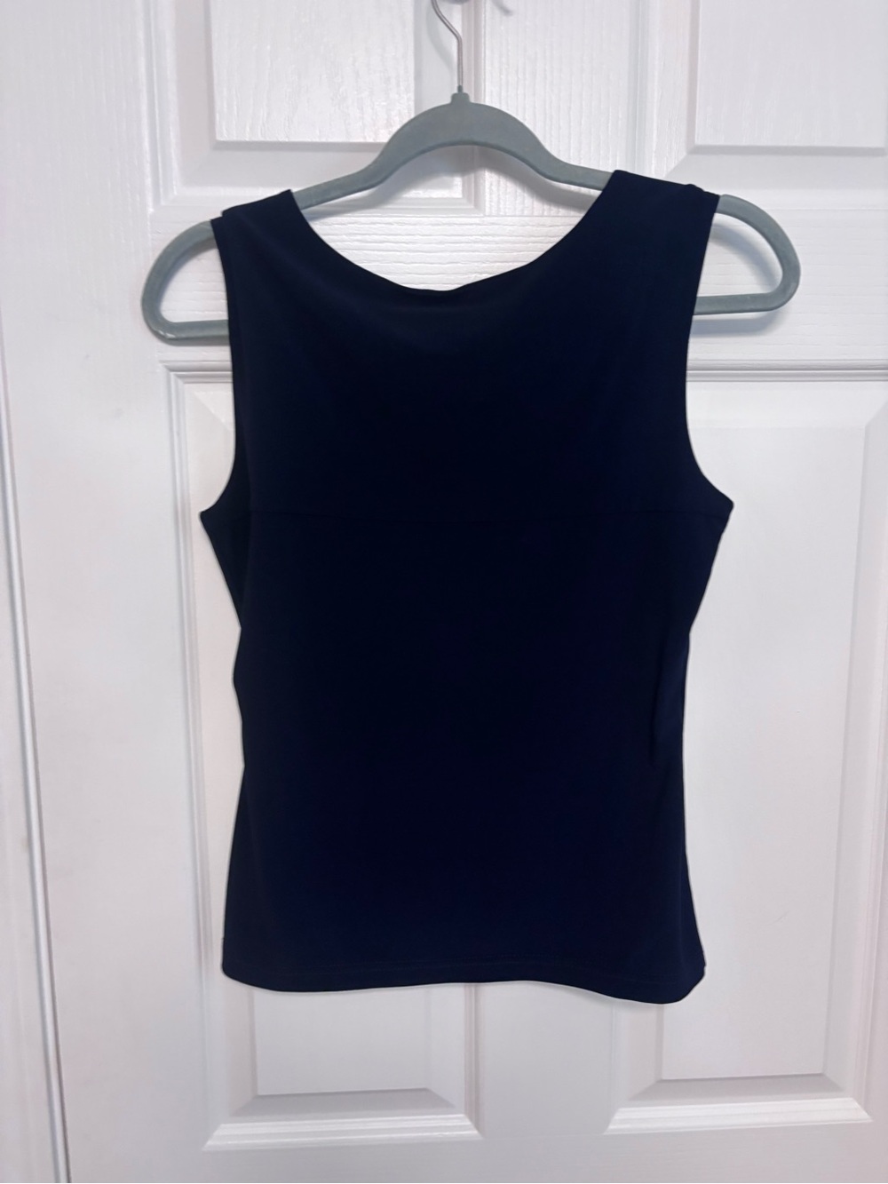 Joseph Ribkoff Navy Square-Neck Sleeveless Tank - Picture 8 of 10